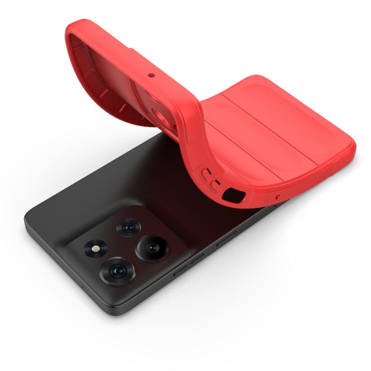 For Motorola Moto G75 5G Global Magic Shield TPU + Flannel Phone Case(Red) - free shipping - PMC TechLife - Order now!