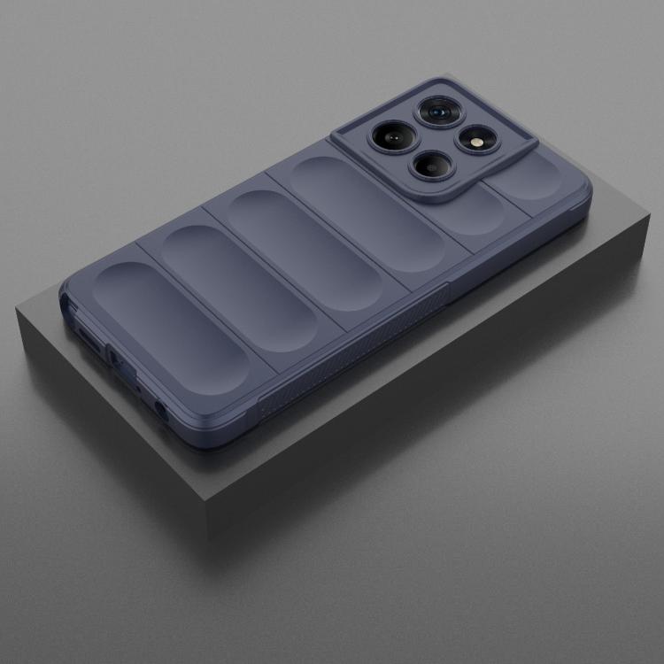 For Motorola Edge 60 Stylus 5G Global Magic Shield TPU + Flannel Phone Case(Dark Blue) - free shipping - PMC TechLife - Order now!