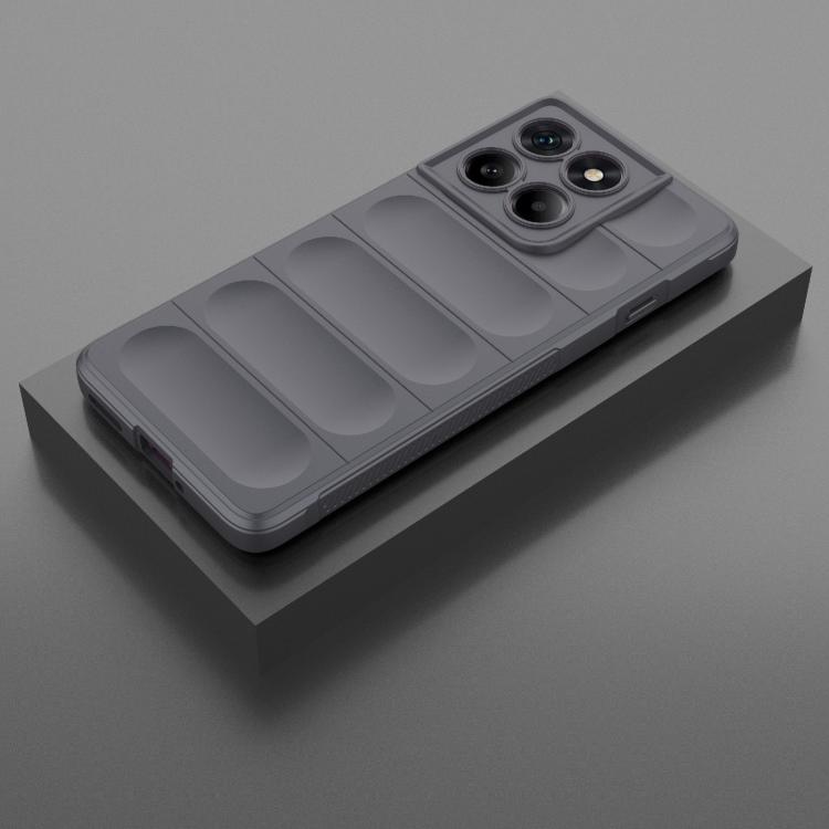 For Motorola Edge 60 Pro 5G Magic Shield TPU + Flannel Phone Case(Dark Grey) - free shipping - PMC TechLife - Order now!