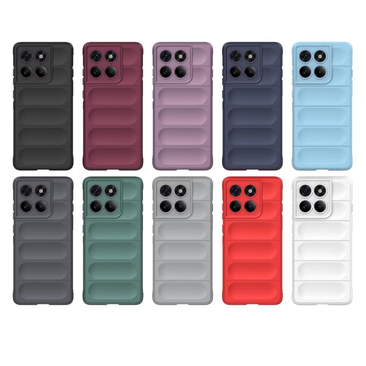 For Motorola Edge 60 Pro 5G Magic Shield TPU + Flannel Phone Case(Dark Grey) - free shipping - PMC TechLife - Order now!