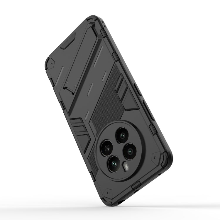 For Realme 12+ 5G Global Punk Armor 2 in 1 PC + TPU Phone Case with Holder(Red) - Realme Cases by PMC TechLife | Online Shopping South Africa | PMC TechLife | Buy Now Pay Later Mobicred