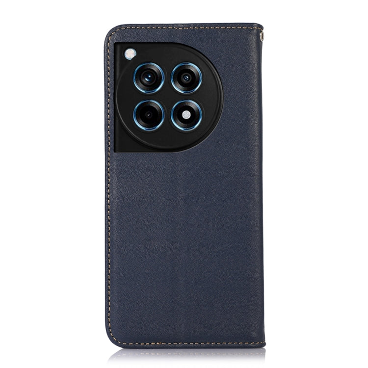For OnePlus Ace 3 / 12R KHAZNEH Nappa Top Layer Cowhide Leather Phone Case(Blue) - free shipping - PMC TechLife - Order now!