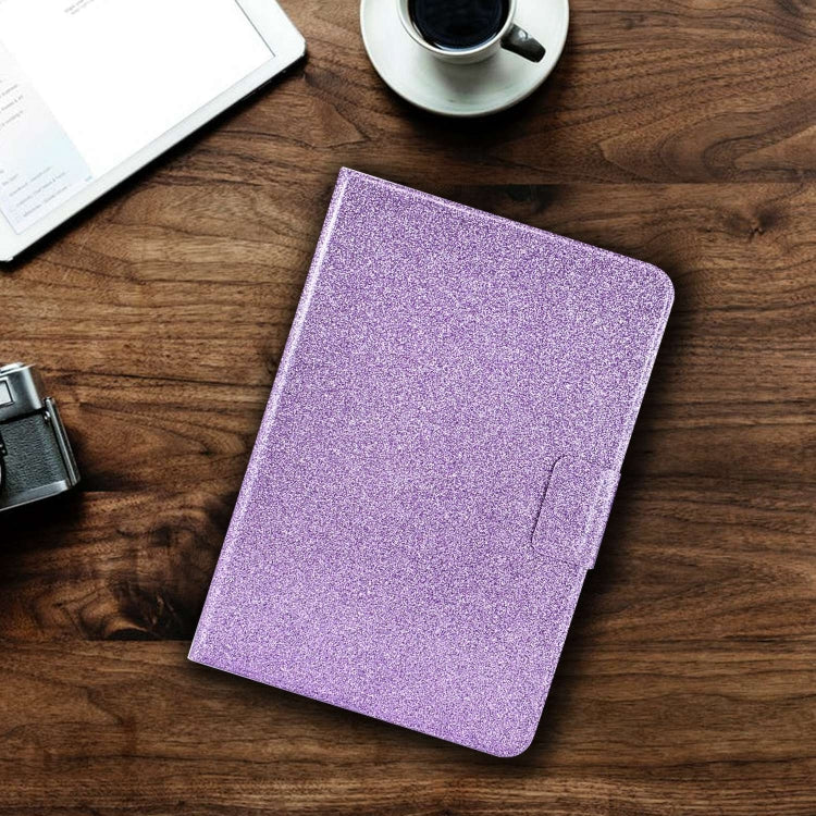 For Amazon Fire Max 11 2023 Glitter Powder Smart Leather Tablet Case(Purple) - Amazon by PMC TechLife | Online Shopping South Africa | PMC TechLife | Buy Now Pay Later Mobicred