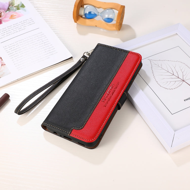 For iPhone 16 Pro Max KHAZNEH Litchi Texture Leather RFID Phone Case(Black) - iPhone 16 Pro Max Cases by PMC TechLife | Online Shopping South Africa | PMC TechLife | Buy Now Pay Later Mobicred