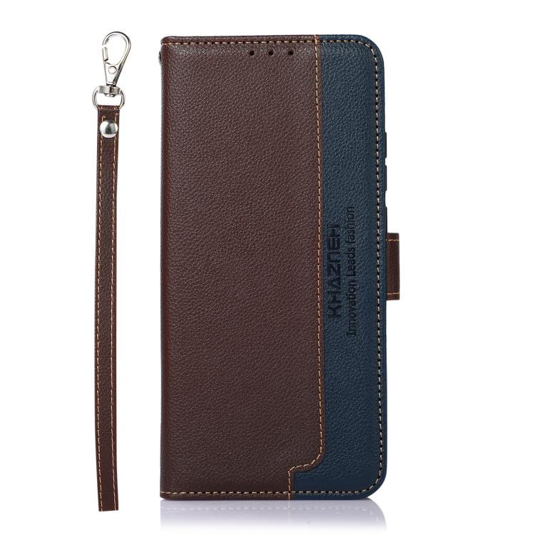 For iPhone 17 KHAZNEH Litchi Texture Leather RFID Phone Case(Brown) - free shipping - PMc TechLife - Order now!