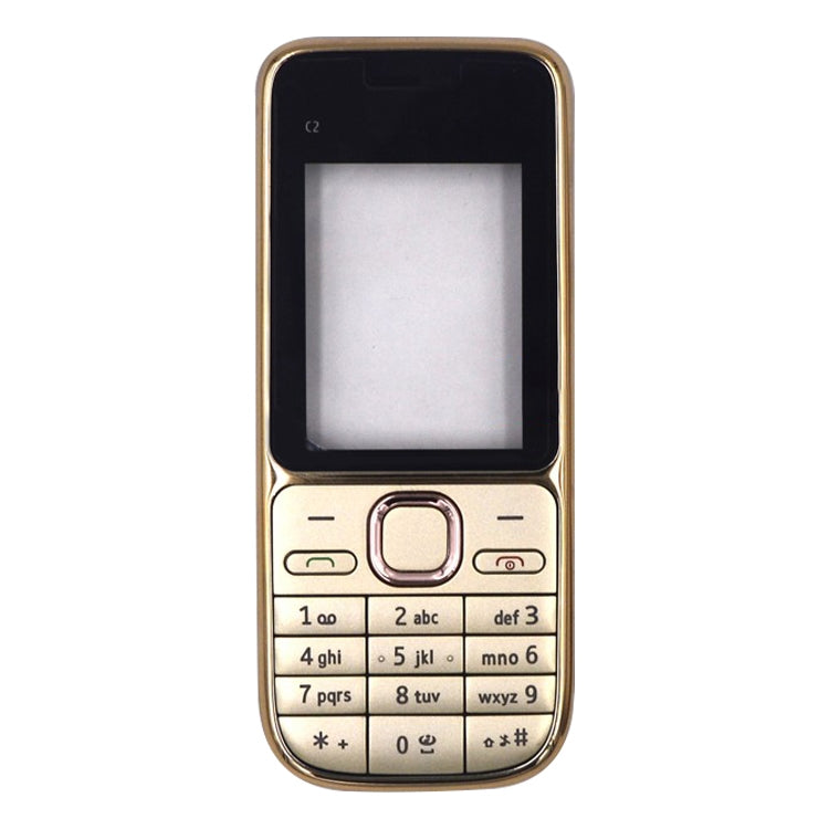 For Nokia c2-01 Full Housing Cover(Gold) - Full Housing Cover by PMC Jewellery | Online Shopping South Africa | PMC Jewellery