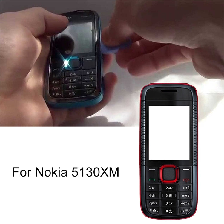 For Nokia 5130XM Full Housing Cover(Red) - Full Housing Cover by PMC TechLife | Online Shopping South Africa | PMC TechLife | Buy Now Pay Later Mobicred