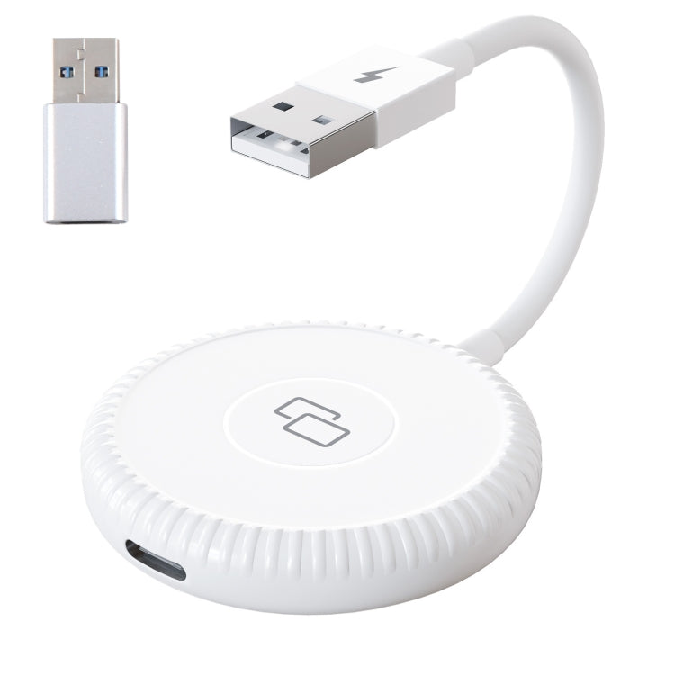 USB-C / Type-C + USB Carplay to Car Mirror Adapter for iPhone(White) - free shipping - PMC TechLife - Order now!