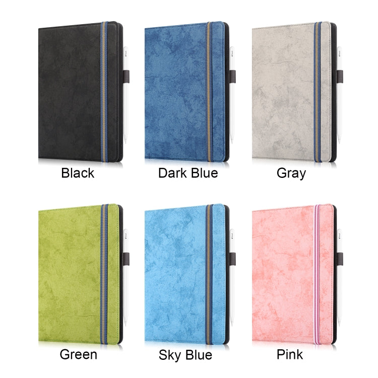 For 7-8 inch Marble Cloth Texture Horizontal Flip Universal Tablet PC Leather Case with Pen Slot & Holder(Pink) - 8 inch by PMC TechLife | Online Shopping South Africa | PMC TechLife | Buy Now Pay Later Mobicred