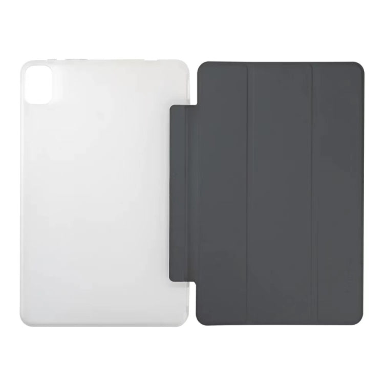 For Teclast T40S 3-Fold Holder Folio Leather Tablet Smart Case(Grey) - Teclast by TECLAST | Online Shopping South Africa | PMC TechLife | Buy Now Pay Later Mobicred
