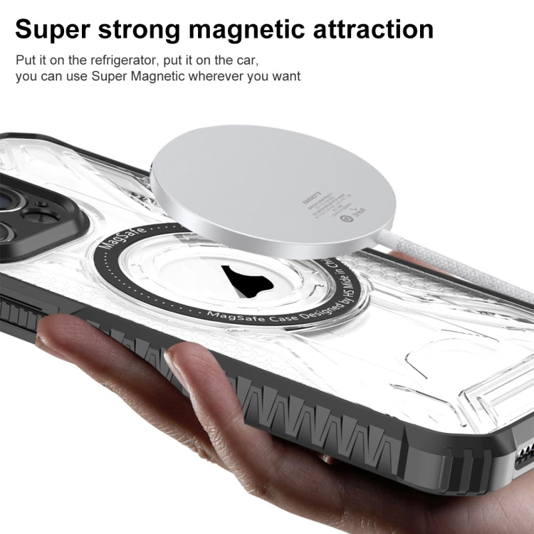 For iPhone 12 CD Texture Magsafe Phone Case(Sapphire) - iPhone 12 / 12 Pro Cases by PMC TechLife | Online Shopping South Africa | PMC TechLife