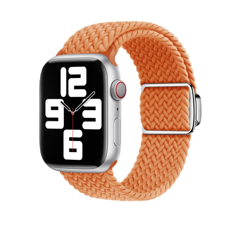 For Apple Watch Ultra 2 49mm Nylon Loop Magnetic Buckle Watch Band(Orange) - Watch Bands by PMC Jewellery | Online Shopping South Africa | PMC Jewellery | Buy Now Pay Later Mobicred