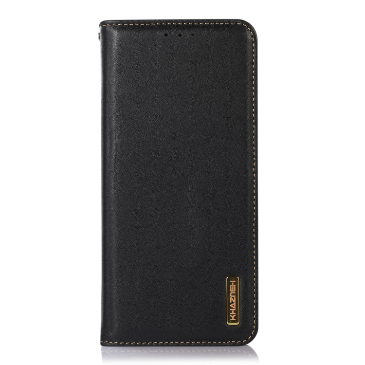 For Huawei Mate 60 Pro KHAZNEH Nappa Top Layer Cowhide Leather Phone Case(Black) - Huawei Cases by PMC TechLife | Online Shopping South Africa | PMC TechLife | Buy Now Pay Later Mobicred