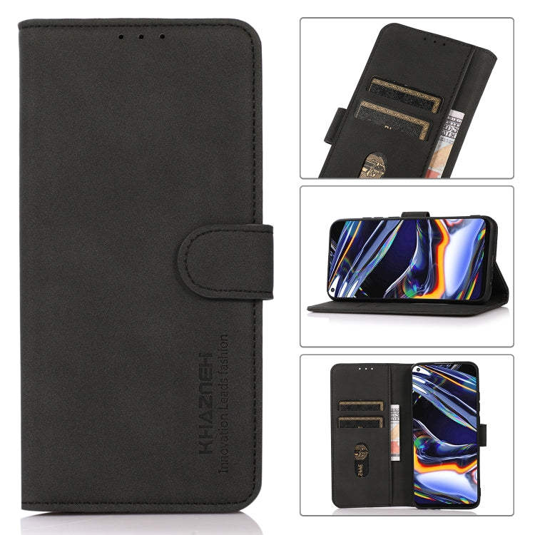 For Honor 90 KHAZNEH Matte Texture Leather Phone Case(Black) - Honor Cases by PMC TechLife | Online Shopping South Africa | PMC TechLife | Buy Now Pay Later Mobicred
