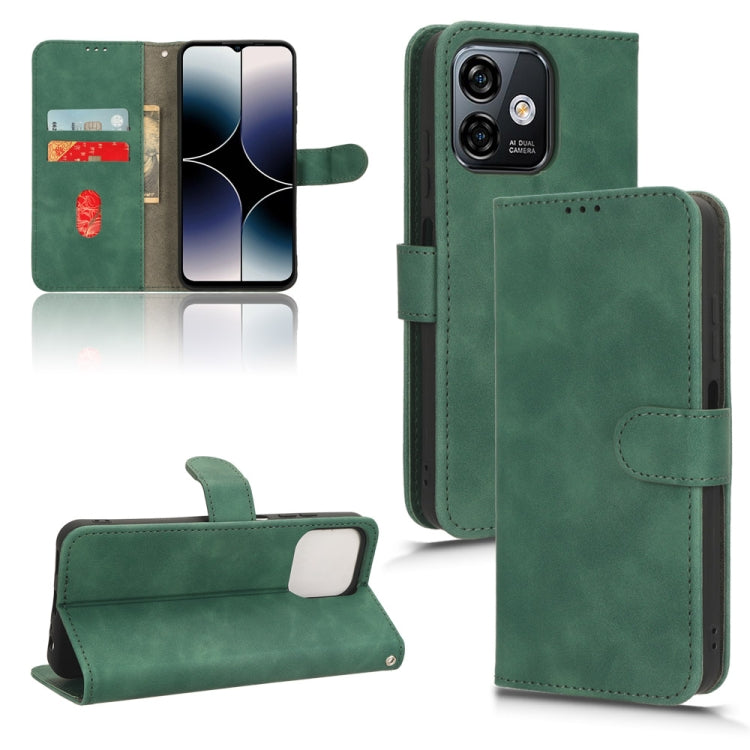 For Ulefone Note 16 Pro Skin Feel Magnetic Flip Leather Phone Case(Green) - free shipping - PMC Jewellery - Order now!