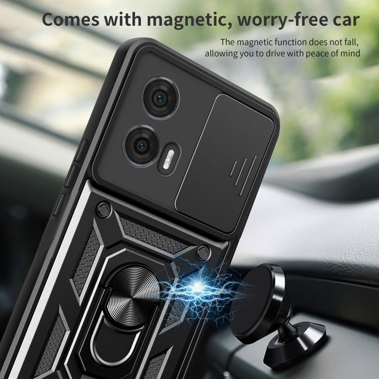 For Motorola Edge 50 Fusion Sliding Camera Cover Design TPU+PC Phone Case(Red) - free shipping - PMC TechLife - Order now!