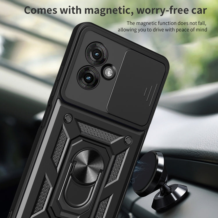 For Motorola Moto G55 Sliding Camera Cover Design TPU+PC Phone Case(Silver) - free shipping - PMC TechLife - Order now!