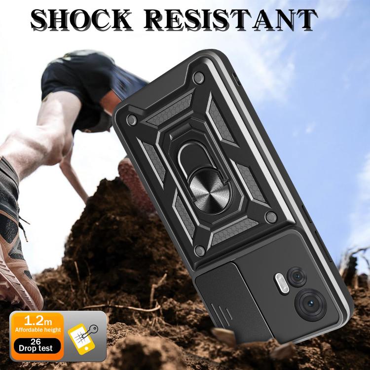 For Motorola Edge 30 Neo Sliding Camera Cover Design TPU+PC Phone Case(Blue) - free shipping - PMC TechLife - Order now!