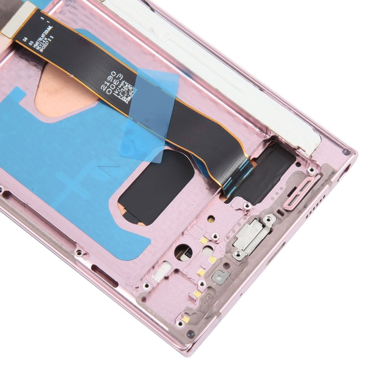 For Samsung Galaxy Note20 Ultra 5G SM-N986B 6.78 inch OLED LCD Screen Digitizer Full Assembly with Frame (Gold) - free shipping - PMc TechLife - Order now!