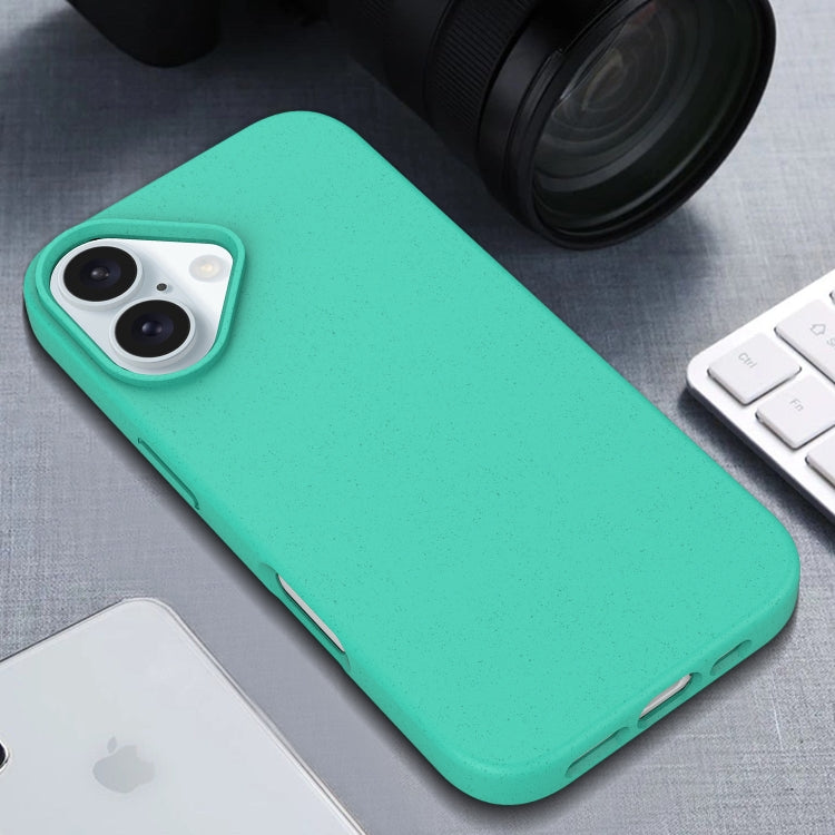 For iPhone 16 Starry Series Shockproof Straw Material + TPU Protective Case(Army Green) - free shipping - PMC TechLife - Order now!