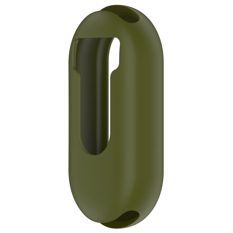 For Xiaomi Mi Band 8 Pure Color Silicone Watch Protective Case(Army Green) - Watch Cases by PMC Jewellery | Online Shopping South Africa | PMC Jewellery