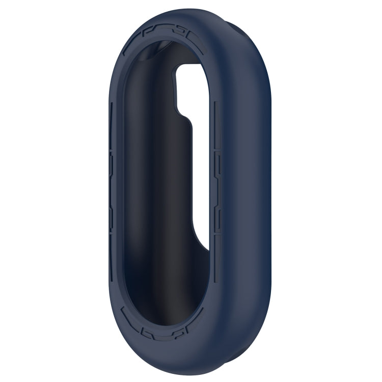 For Xiaomi Mi Band 8 Pure Color Silicone Watch Protective Case(Midnight Blue) - Watch Cases by PMC Jewellery | Online Shopping South Africa | PMC Jewellery