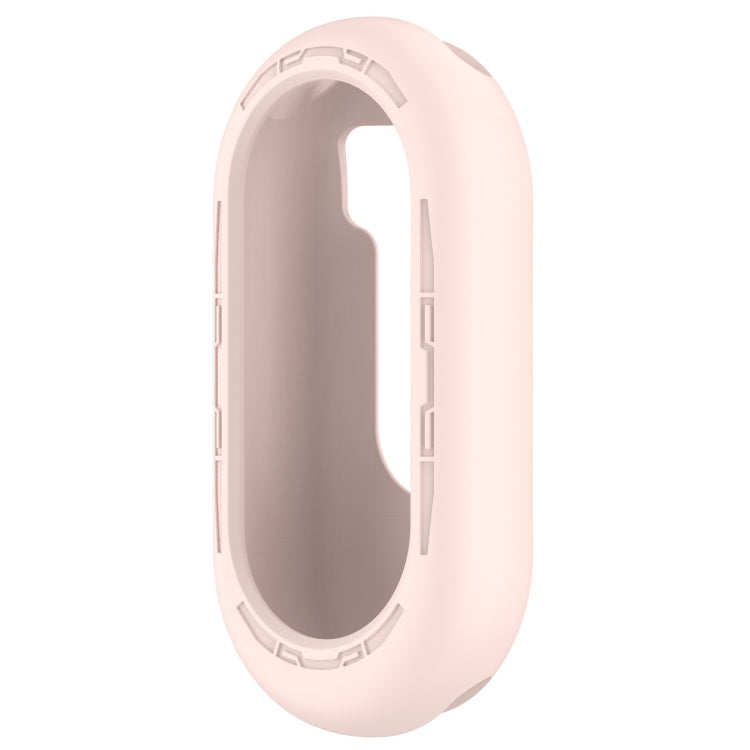 For Xiaomi Mi Band 8 Pure Color Silicone Watch Protective Case(Pink) - Watch Cases by PMC TechLife | Online Shopping South Africa | PMC TechLife