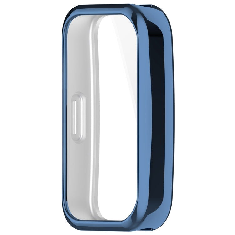 For Huawei Band 10 / 9 / 8 Full Coverage TPU Electroplating Watch Protective Case(Blue) - Watch Cases by PMC TechLife | Online Shopping South Africa | PMC TechLife | Buy Now Pay Later Mobicred