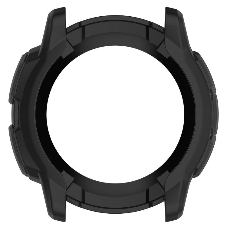 For Garmin Instinct 2X Armor Hollow Watch Protective Case(Black) - Watch Cases by PMC Jewellery | Online Shopping South Africa | PMC Jewellery