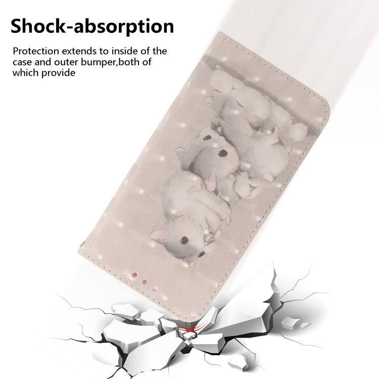 For iPhone 16 Plus 3D Colored Horizontal Flip Leather Phone Case(Squirrels) - iPhone 16 Plus Cases by PMC TechLife | Online Shopping South Africa | PMC TechLife | Buy Now Pay Later Mobicred