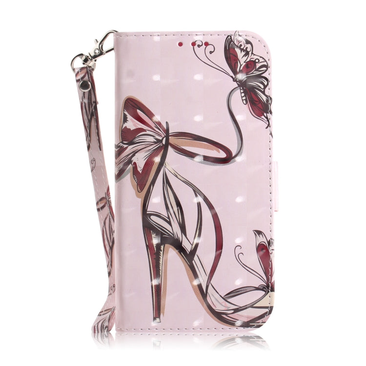 For Xiaomi Poco M6 Pro 4G 3D Colored Horizontal Flip Leather Phone Case(Butterfly High-heeled) - Xiaomi Cases by PMC TechLife | Online Shopping South Africa | PMC TechLife | Buy Now Pay Later Mobicred