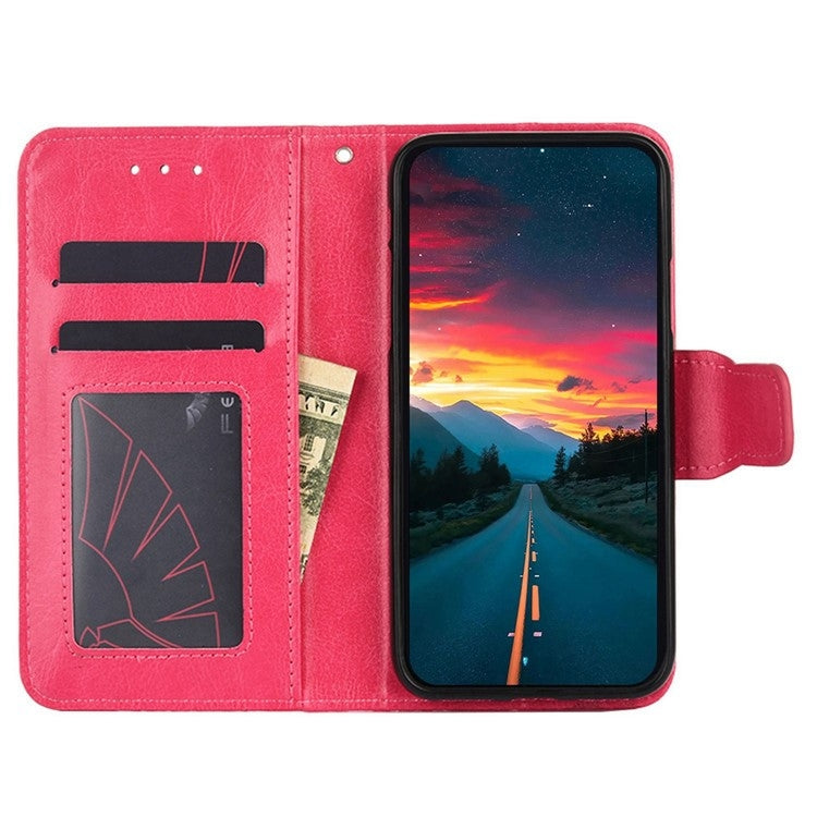 For Huawei Pura 70 Ultra 5G Crystal Texture Leather Phone Case(Rose Red) - free shipping - PMC Jewellery - Order now!