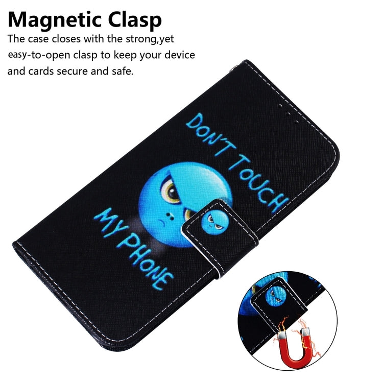 For iPhone 16 Pro Max Coloured Drawing Flip Leather Phone Case(Anger) - iPhone 16 Pro Max Cases by PMC TechLife | Online Shopping South Africa | PMC TechLife | Buy Now Pay Later Mobicred
