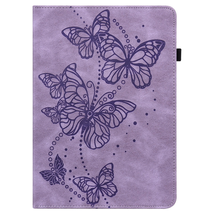 For Amazon Fire Max 11 Embossed Butterfly Pattern Leather Tablet Case(Purple) - free shipping - PMC TechLife - Order now!