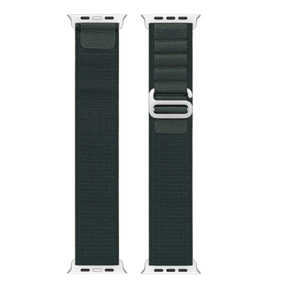 For Apple Watch Series 8 41mm DUX DUCIS GS Series Nylon Loop Watch Band(Green) - Watch Bands by DUX DUCIS | Online Shopping South Africa | PMC Jewellery | Buy Now Pay Later Mobicred