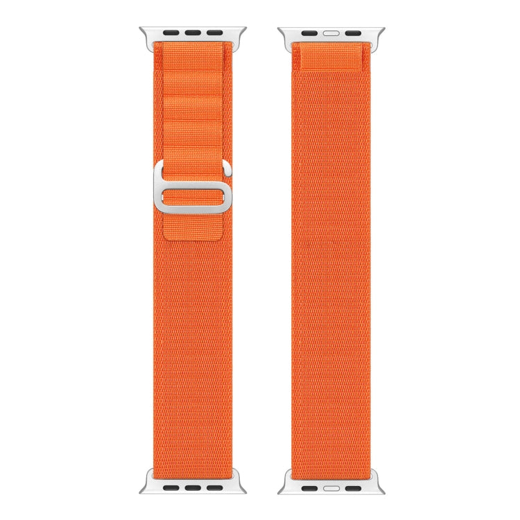 For Apple Watch Series 5 40mm DUX DUCIS GS Series Nylon Loop Watch Band(Orange) - Watch Bands by DUX DUCIS | Online Shopping South Africa | PMC Jewellery | Buy Now Pay Later Mobicred