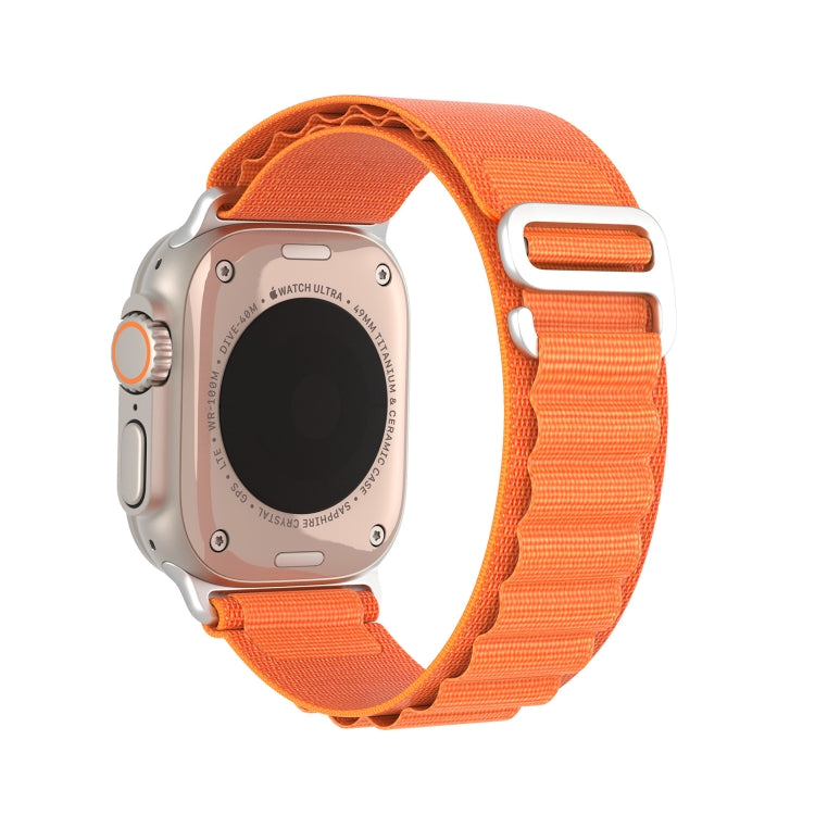 For Apple Watch Series 4 44mm DUX DUCIS GS Series Nylon Loop Watch Band(Orange) - free shipping - PMC Jewellery - Order now!