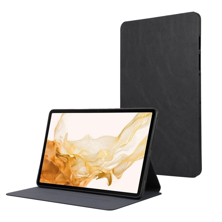 For Samsung Galaxy Tab S10 FE / S9 FE / S9 TPU Flip Tablet Protective Leather Case(Black) - Galaxy Tab S9 FE by PMC Jewellery | Online Shopping South Africa | PMC Jewellery | Buy Now Pay Later Mobicred