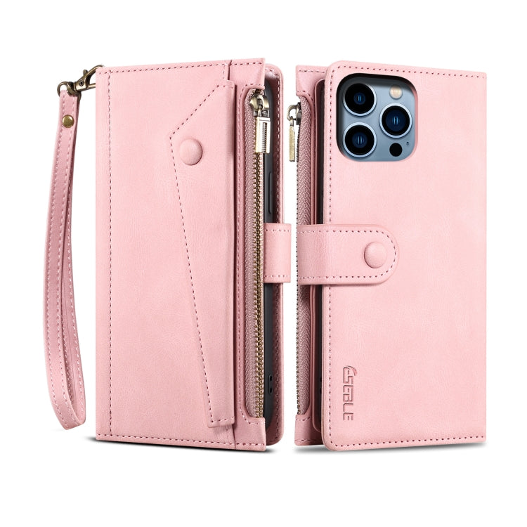 For iPhone 16 Pro ESEBLE Retro Frosted RFID Flip Leather Phone Case(Rose Gold) - iPhone 16 Pro Cases by ESEBLE | Online Shopping South Africa | PMC Jewellery | Buy Now Pay Later Mobicred