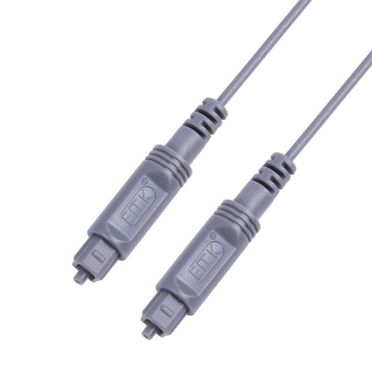 20m EMK OD2.2mm Digital Audio Optical Fiber Cable Plastic Speaker Balance Cable(Silver Grey) - Audio Optical Cables by EMK | Online Shopping South Africa | PMC Jewellery | Buy Now Pay Later Mobicred