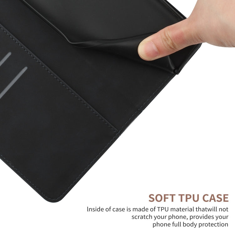 For Google Pixel 9 Pro Stitching Embossed Leather Phone Case(Black) - Google Cases by PMC TechLife | Online Shopping South Africa | PMC TechLife | Buy Now Pay Later Mobicred