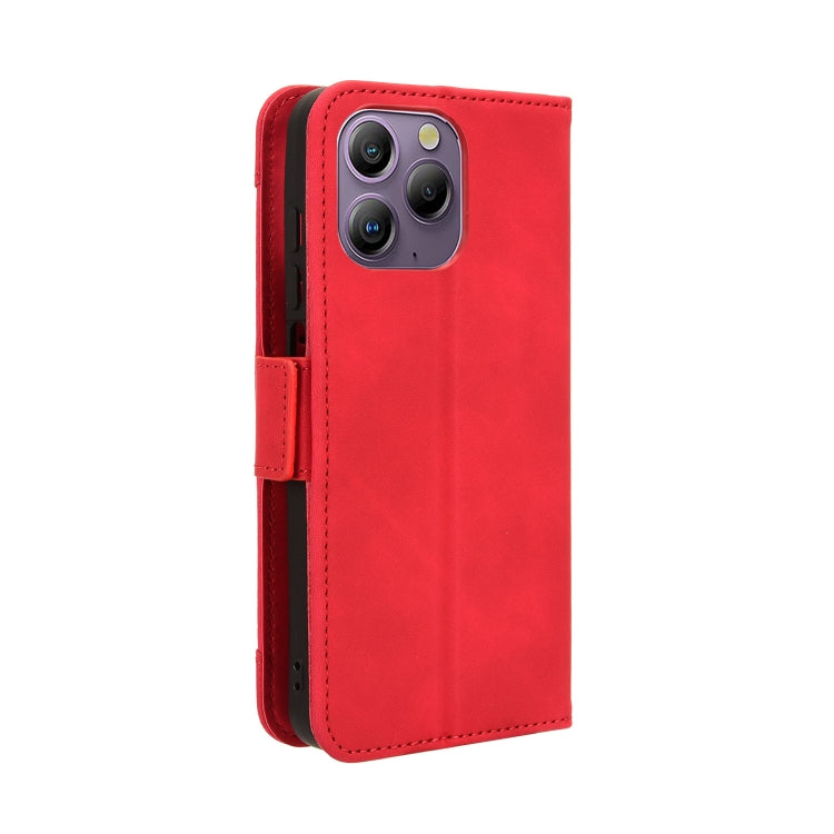 For Blackview A96 Skin Feel Calf Texture Card Slots Leather Phone Case(Red) - More Brand by PMC TechLife | Online Shopping South Africa | PMC TechLife