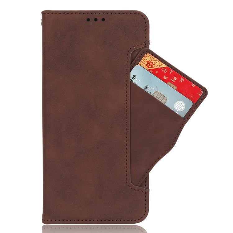 For Blackview A96 Skin Feel Calf Texture Card Slots Leather Phone Case(Brown) - More Brand by PMC TechLife | Online Shopping South Africa | PMC TechLife