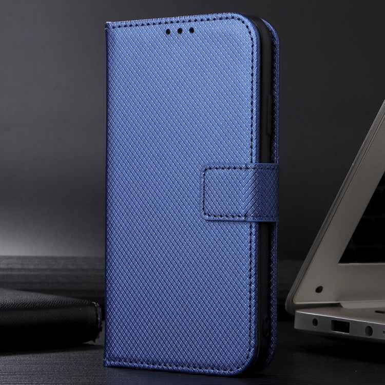 For Blackview A52 / A52 Pro Diamond Texture Leather Phone Case(Blue) - More Brand by PMC TechLife | Online Shopping South Africa | PMC TechLife