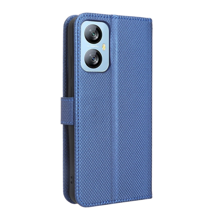 For Blackview A52 / A52 Pro Diamond Texture Leather Phone Case(Blue) - More Brand by PMC TechLife | Online Shopping South Africa | PMC TechLife