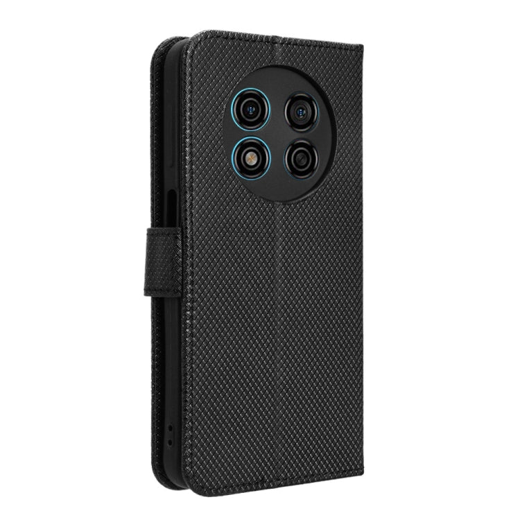 For Ulefone Note 15 Diamond Texture Leather Phone Case(Black) - Ulefone Cases by PMC Jewellery | Online Shopping South Africa | PMC Jewellery | Buy Now Pay Later Mobicred