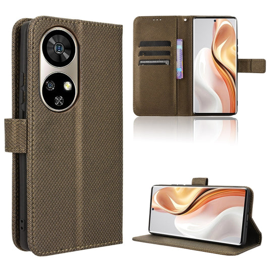 For Ulefone Note 17 Pro Diamond Texture Leather Phone Case(Brown) - Ulefone Cases by PMC Jewellery | Online Shopping South Africa | PMC Jewellery | Buy Now Pay Later Mobicred