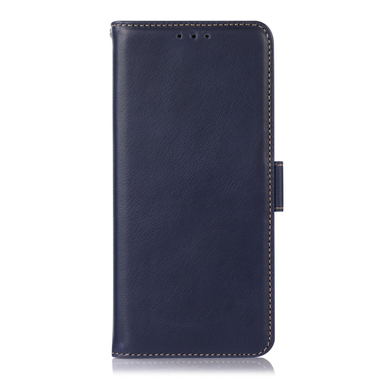 For Honor X6b Crazy Horse Top Layer Cowhide Leather Phone Case(Blue) - Honor Cases by PMC TechLife | Online Shopping South Africa | PMC TechLife | Buy Now Pay Later Mobicred