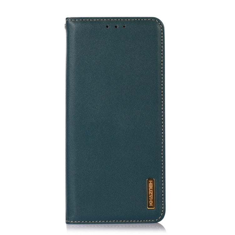 For Honor 90 KHAZNEH Nappa Top Layer Cowhide Leather Phone Case(Green) - Honor Cases by PMC TechLife | Online Shopping South Africa | PMC TechLife | Buy Now Pay Later Mobicred