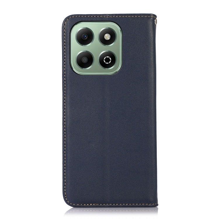 For Honor X6b KHAZNEH Nappa Top Layer Cowhide Leather Phone Case(Blue) - Honor Cases by PMC TechLife | Online Shopping South Africa | PMC TechLife | Buy Now Pay Later Mobicred